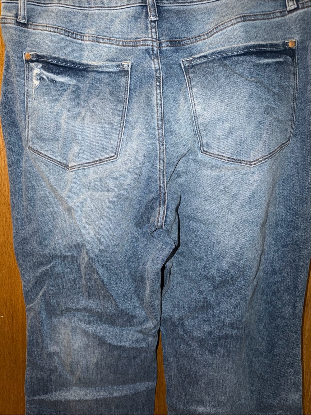 Judy Blue Light Blue Straight Leg Jeans - Picture 2 of 5